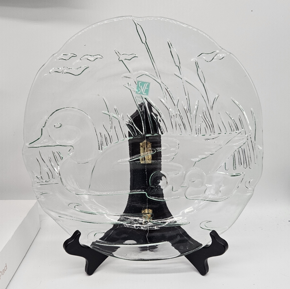 Glass duck plate